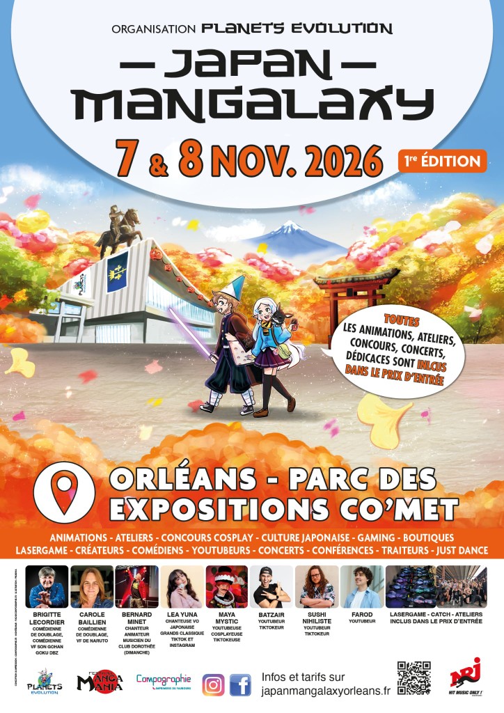 Affiche Japan Mangalaxy Orléans